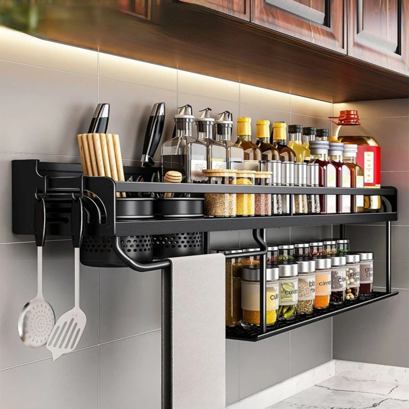 Commercial Kitchen Knife Holder - Étagère de cuisine murale 60/70/80 cm,