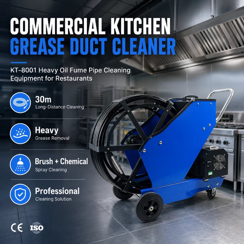 Kitchen Cleaner Commercial - Nettoyeur de conduits de graisse pour