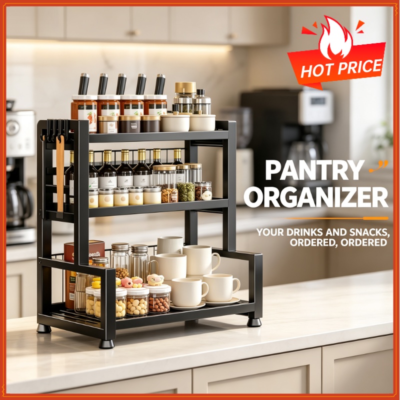 Commercial Kitchen Knife Holder - Étagère à épices en métal réglable