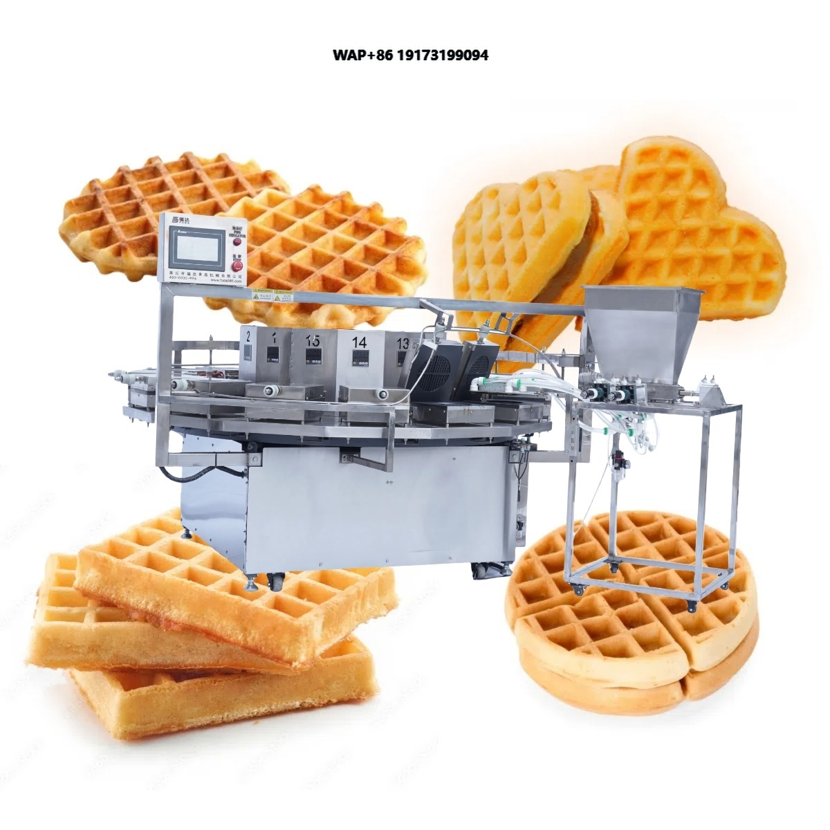 Waffle Maker Commercial - Machine à gaufres belges électrique professionnelle