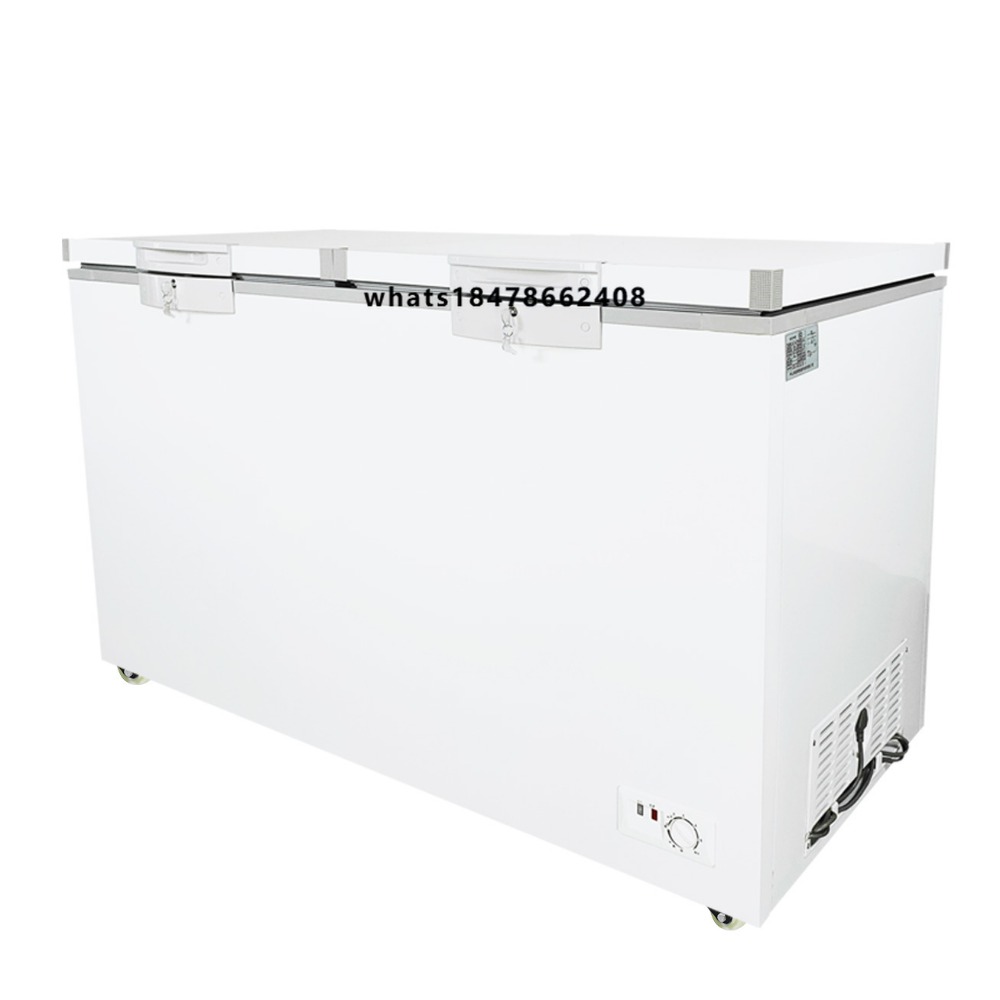 Commercial Chest Freezer - Congélateur horizontal à double porte, réfrigérateur