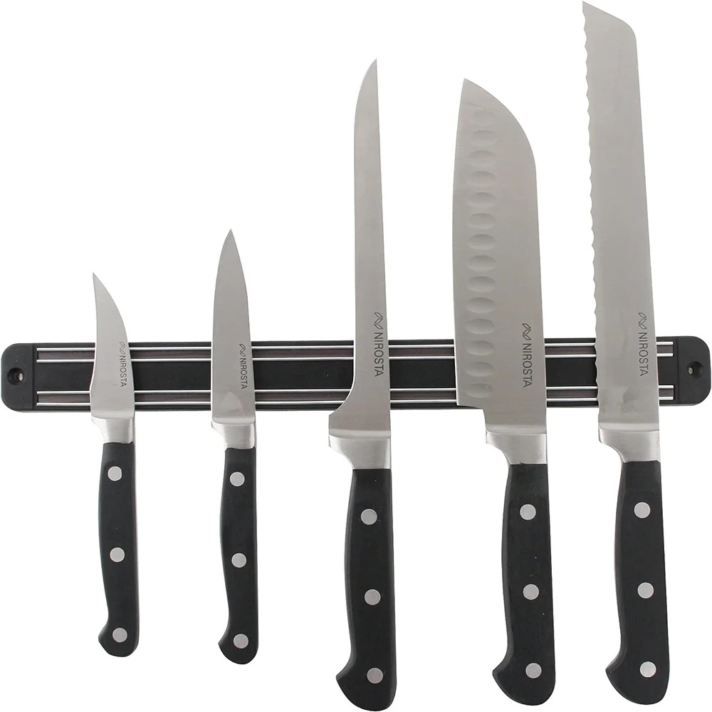 Commercial Kitchen Knife Holder - Porte-couteau magnétique mural de 13 pouces,