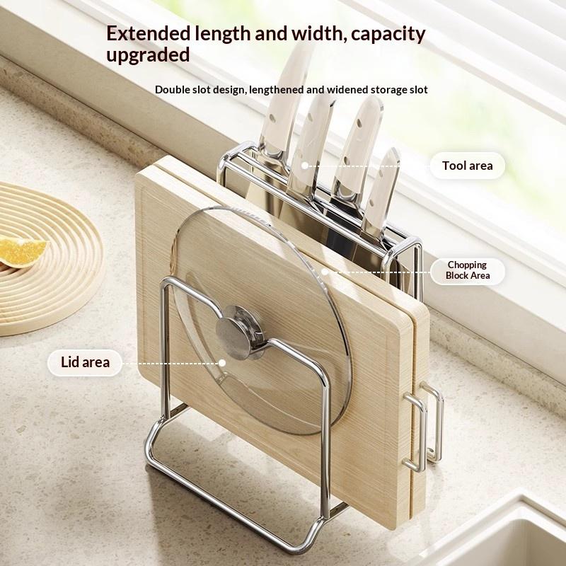 Porte-couteaux en acier inoxyd - Commercial Kitchen Knife Holder avis et prix