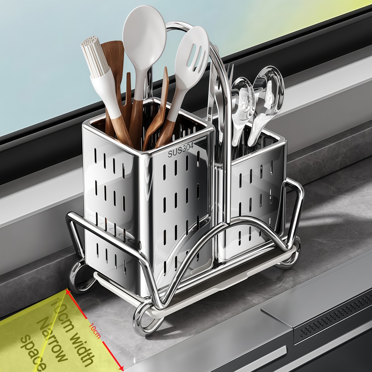 Organisateur de couverts de cu - Commercial Kitchen Knife Holder avis et prix