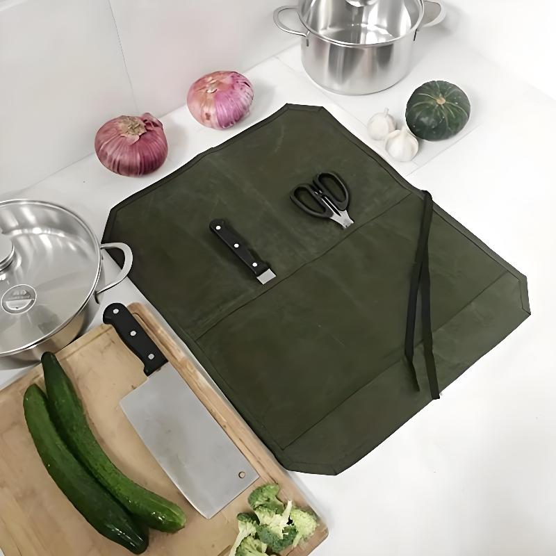 Rouleau à couteaux de chef en  - Commercial Kitchen Knife Holder avis et prix