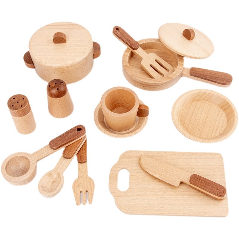 Jeu de cuisine en bois de hêtr - Commercial Kitchen Cooking avis et prix