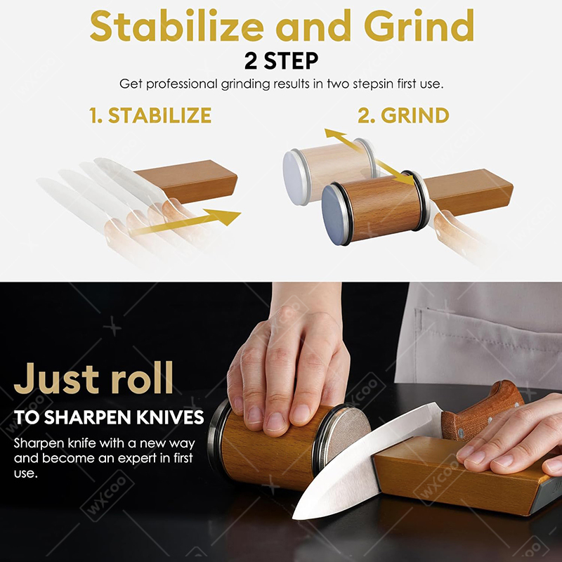 Aiguiseur de couteaux à roulea - Commercial Kitchen Knife Holder avis et prix