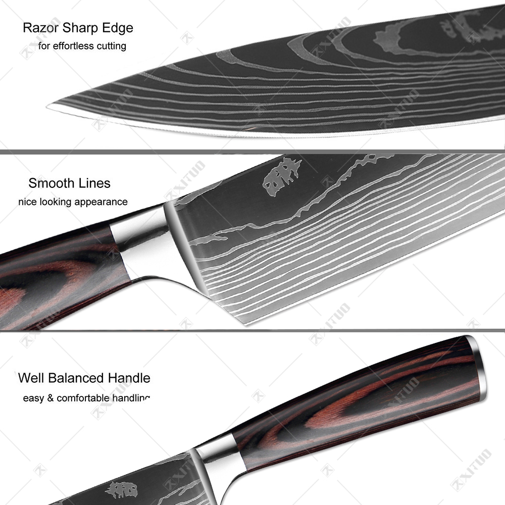 Ensemble de couteaux de chef S - Commercial Kitchen Knife Holder avis et prix