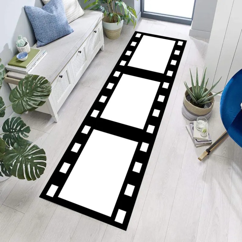 Tapis de couloir à rayures noi - Commercial Kitchen Mats avis et prix