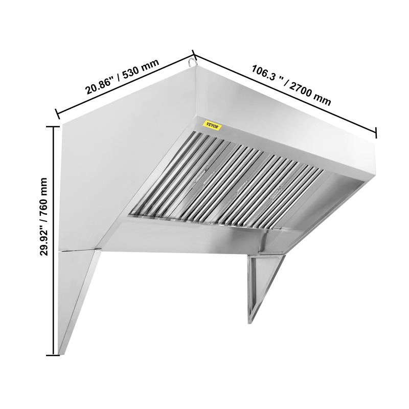 Hotte de cuisine professionnel - Commercial Kitchen Vent avis et prix