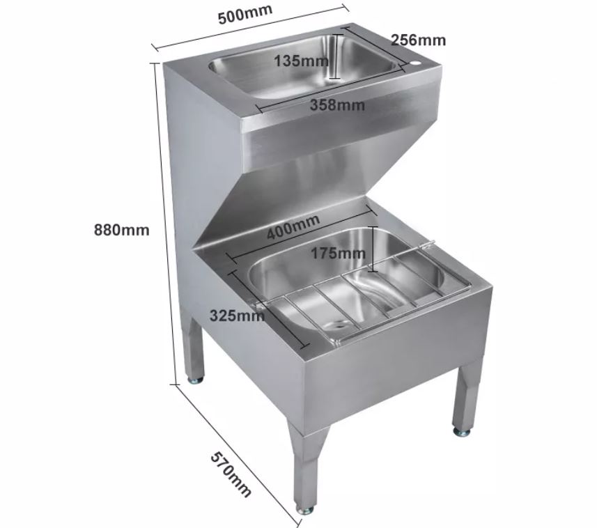 Évier de cuisine industriel en - Kitchen Cleaner Commercial avis et prix