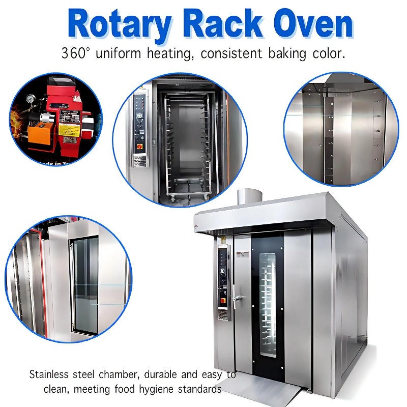 Four à pizza rotatif à gaz de  - Rotary Bakery Oven avis et prix