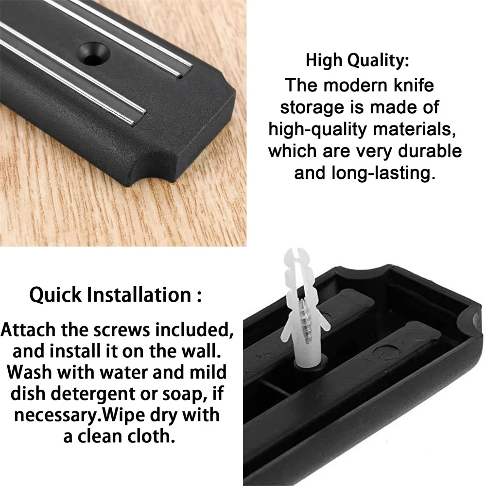 Porte-couteau magnétique mural - Commercial Kitchen Knife Holder avis et prix
